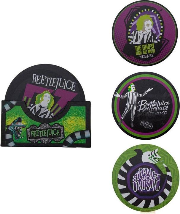 Produktbild Cinereplicas Beetlejuice Untersetzer 4er-Pack (4 x)