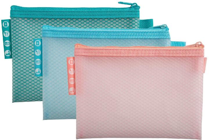 Immagine prodotto Exacompta Tasca con zip 37120E EVA (etilene vinil acetato) Multicolore (A6, 3 x)