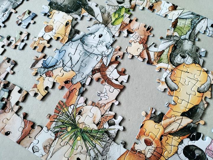Actual product image Tactic Rabbit jigsaw puzzle, 200 pieces. (200 pieces)