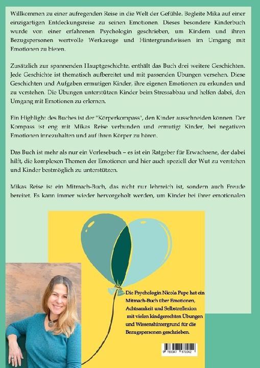 Produktbild Mikas Reise - Ein psychologisches Kinderbuch über das Verstehen und Verarbeiten von Emotionen mit Hi