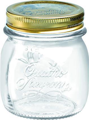Actual product image Dosen-Zentrale Bormioli Rocco Quattro Stagioni jam / preserving jars 250 ml (with screw lid ø 70 mm, jam (12 pcs., 0.25 l)
