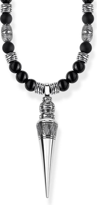 Produktbild Thomas Sabo Kette Meditation schwarz (Nylon, Silber 925, 60 - 70 cm)