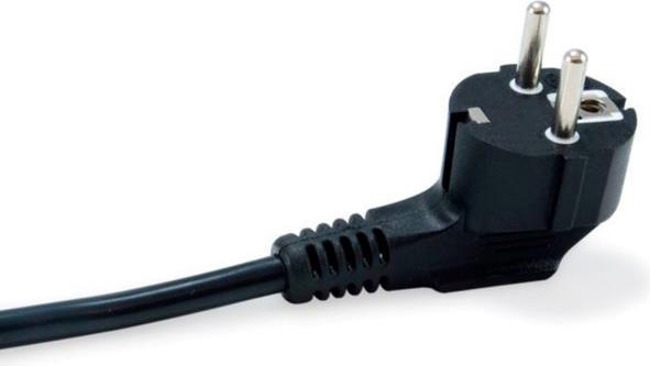 Actual product image equip Power strip 9-way Schuko 180cm cable aluminum version 1U (9 x, CEE 7/4, 1.80 m)