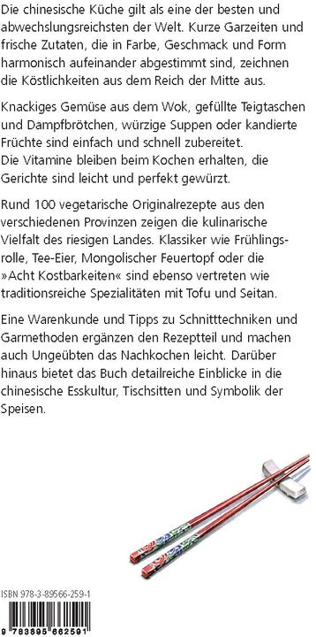 Image du produit Vegetarisch kochen - chinesisch (Allemand, Kerstin Lautenbach-Hsu, 2009)