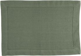Linen & More Platzset Indi Army Green 35 x 50 cm, Set aus 4 (4 x, 35 x 50 cm)