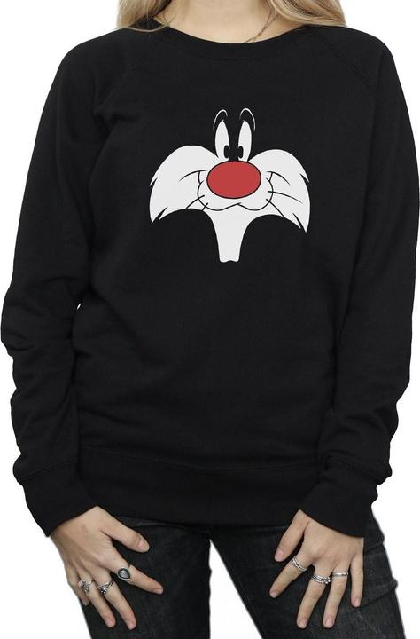 Actual product image Looney Tunes Womens/Ladies Sylvester Big Face Sweatshirt (XXL)