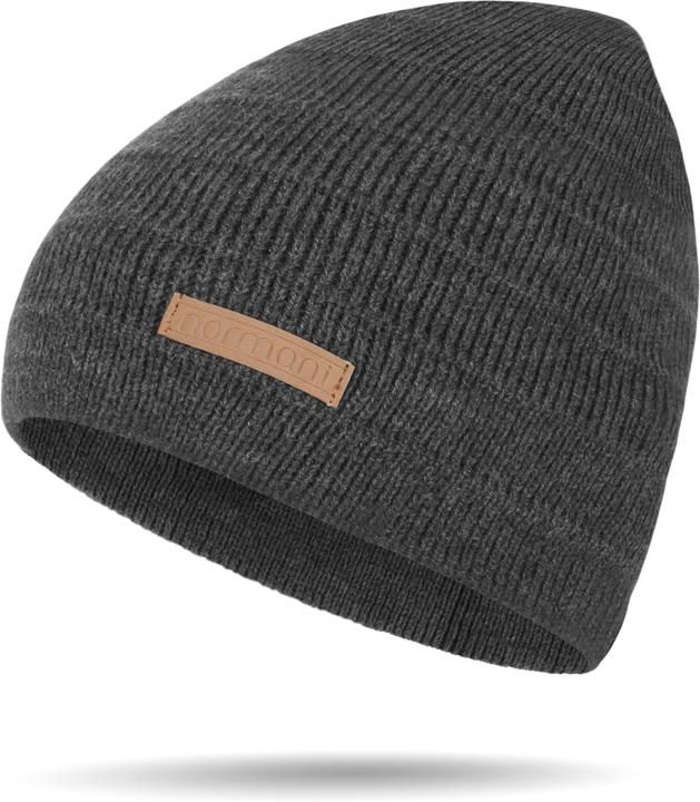 Produktbild Normani Winterset „Sudbury“ mit Mütze und Schal Grau meliert (One Size)