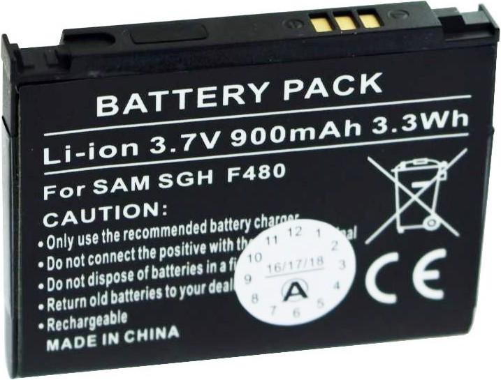 Actual product image Samsung Akku SGH-F480, AB553446CE