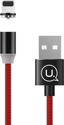 Image du produit Usams Câble USB-A - lightning, 1 m rouge (63738-uniw) (1 m, USB 2.0)