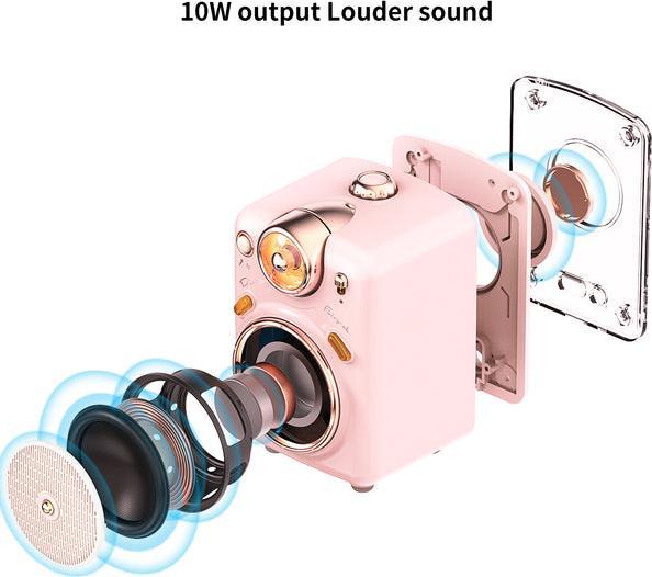 Actual product image Divoom Fairy-OKpink (6 h, Rechargeable battery operated)