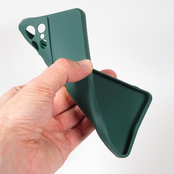 Actual product image PhoneLook Coque Silicone Mat Coeur doré (Samsung Galaxy S22 Ultra)