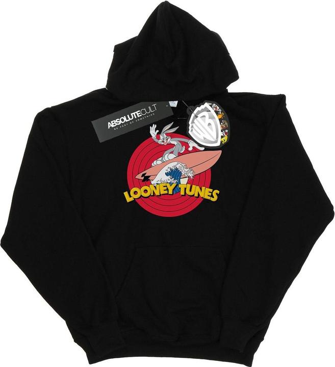 Actual product image Looney Tunes Mens Bugs Bunny Surfing Hoodie (L)