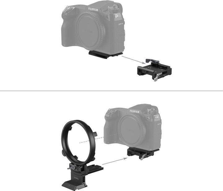 Actual product image SmallRig Mounting Plate FUJIFILM GFX Series Kit Rotatable