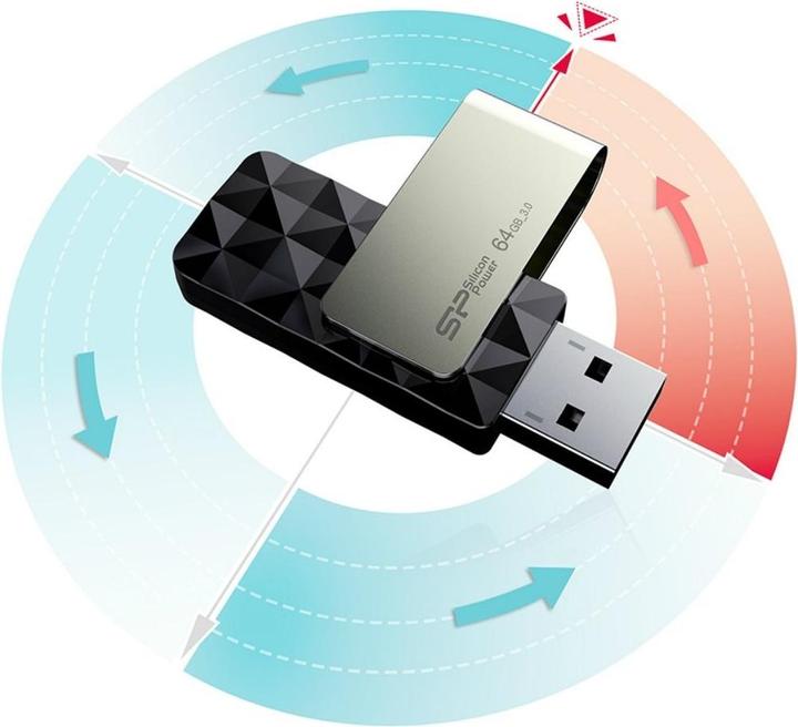Actual product image Silicon Power Blaze B30 (32 GB, USB-A, USB 3.0)
