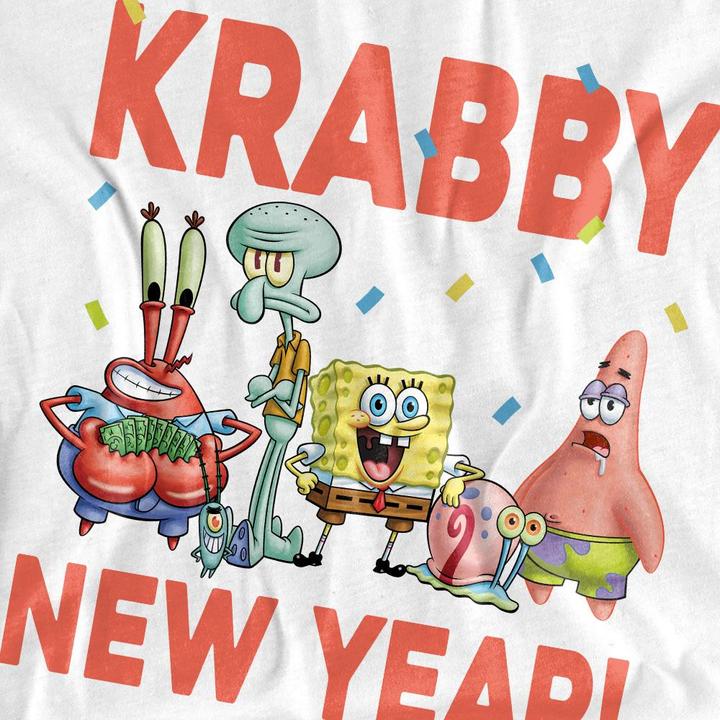 Produktbild Spongebob Squarepants Krabby New Year TShirt (L)