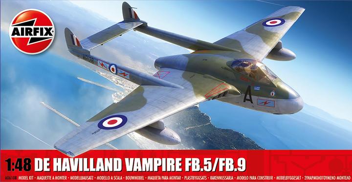 Actual product image Airfix De Havilland Vampire FB.5/FB.9