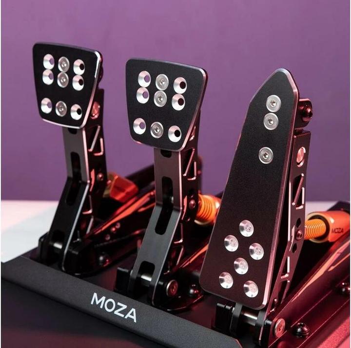 Actual product image Moza CRP Premium Load-Cell Pedalset (PC)