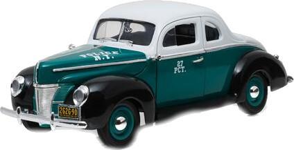 Produktbild Greenlight Collectibles 1940 Ford Deluxe Coupe NYPD
