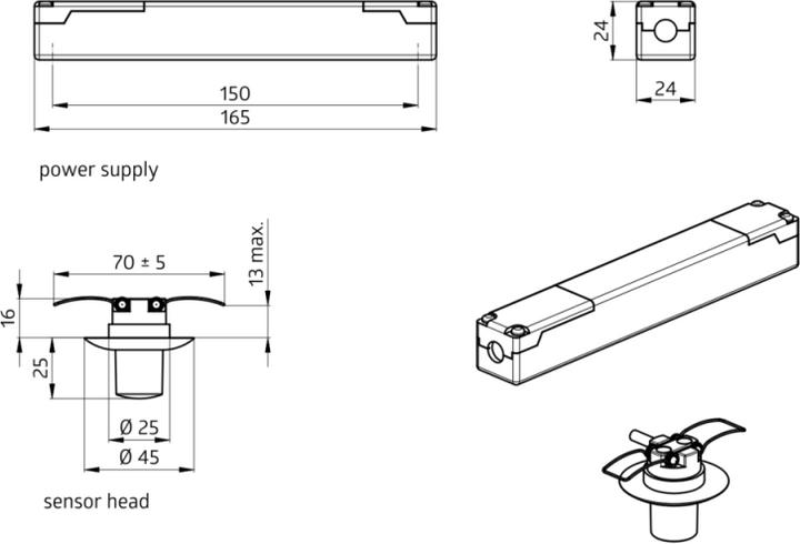 Image du produit BEG 92928 Détecteur de présence PD9-S-GH-DE (1.75 m)