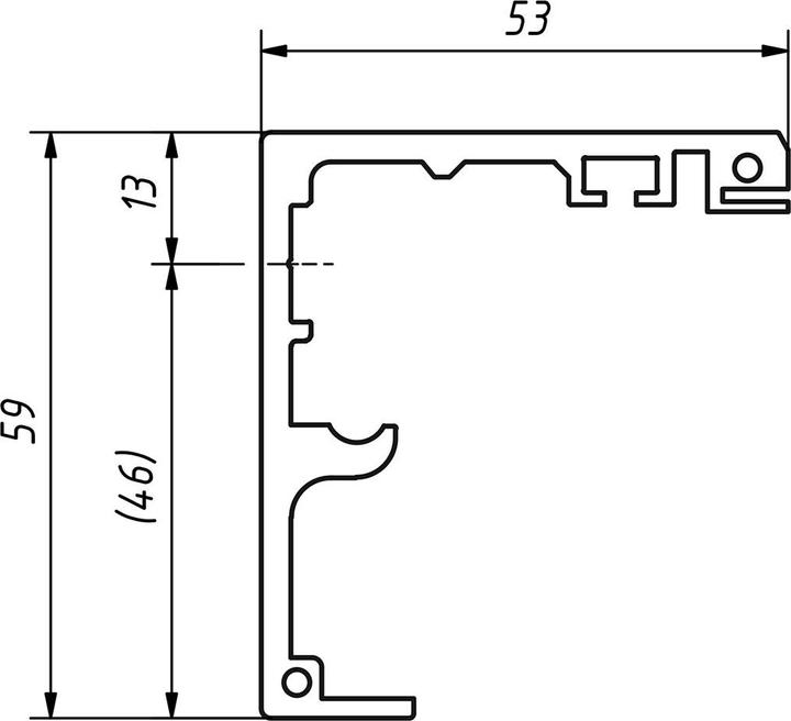 Image du produit Vitris Rails Portavant M50/M80 pour montage mural