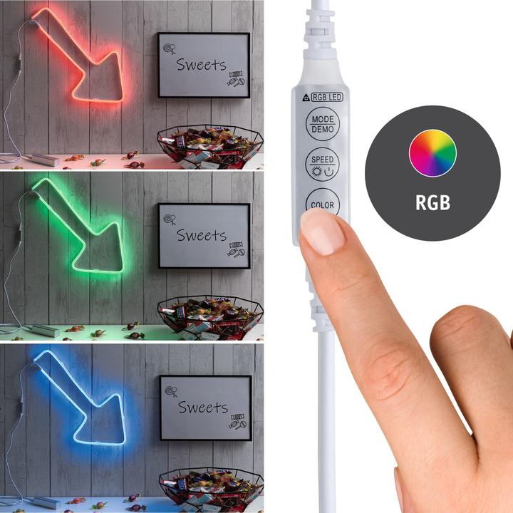 Produktbild Paulmann Neon Colorflex USB Stripe (RGB, 100 cm, Indoor)