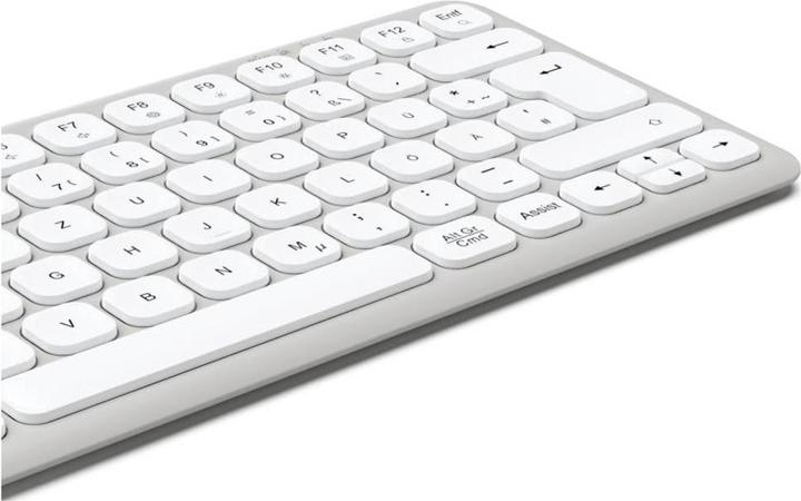 Productafbeelding Hama Multi-apparaat toetsenbord WK-500 draadloos en BT klein WS QWERTZ (NL, Draadloze)