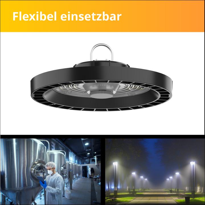 Produktbild Enova ELED 500110 - LED-HighBay UFO, 100 W, 14000 lm, 4000 K (14000 lm)