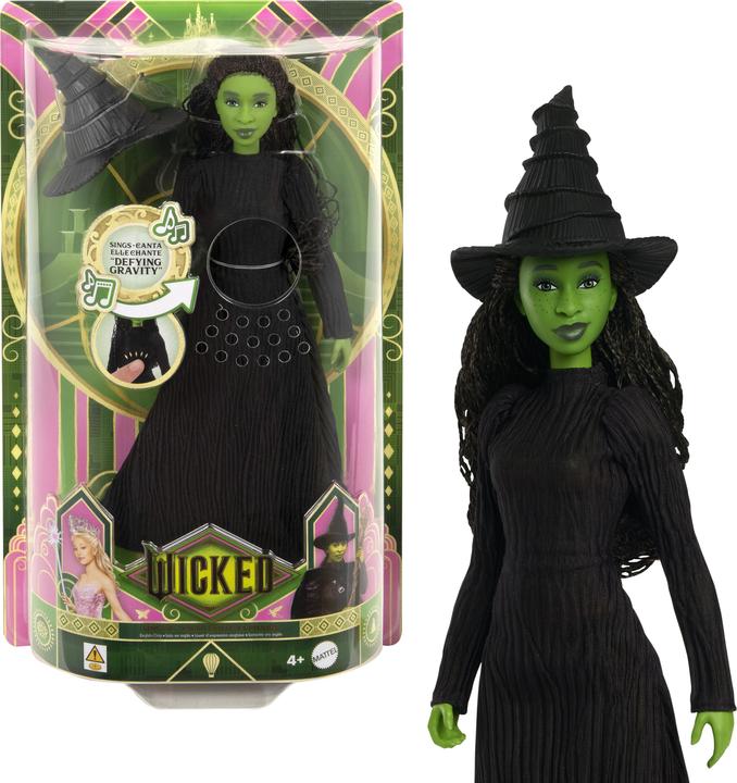 Actual product image Mattel Doll with Sound Singing Elphaba *German Version*