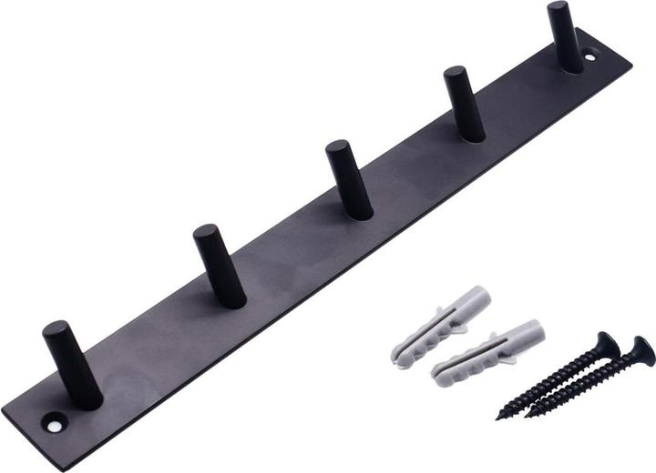 Produktbild Benson Garderobenleiste aus Stahl mit 5 Haken