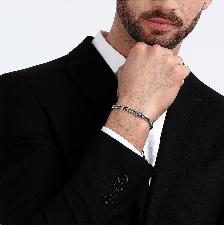 Image du produit Maserati Bracelet en céramique (21 cm, Acier inoxydable)