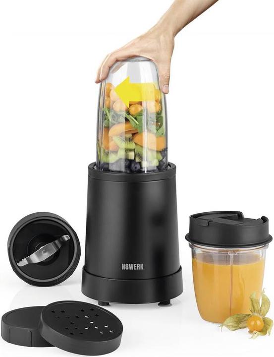Produktbild N8werk Nutrition 8-tlg. Standmixer 800 W Schwarz (800 W)
