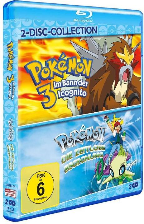 Produktbild Pokemon 3 / Pokemon 4 - Doppelpack (Blu-ray, 2000, Englisch, Deutsch)