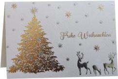 Römerturm R™MERTURM Weihnachtskarte "Weiáe Kugeln" (1 Stk.)
