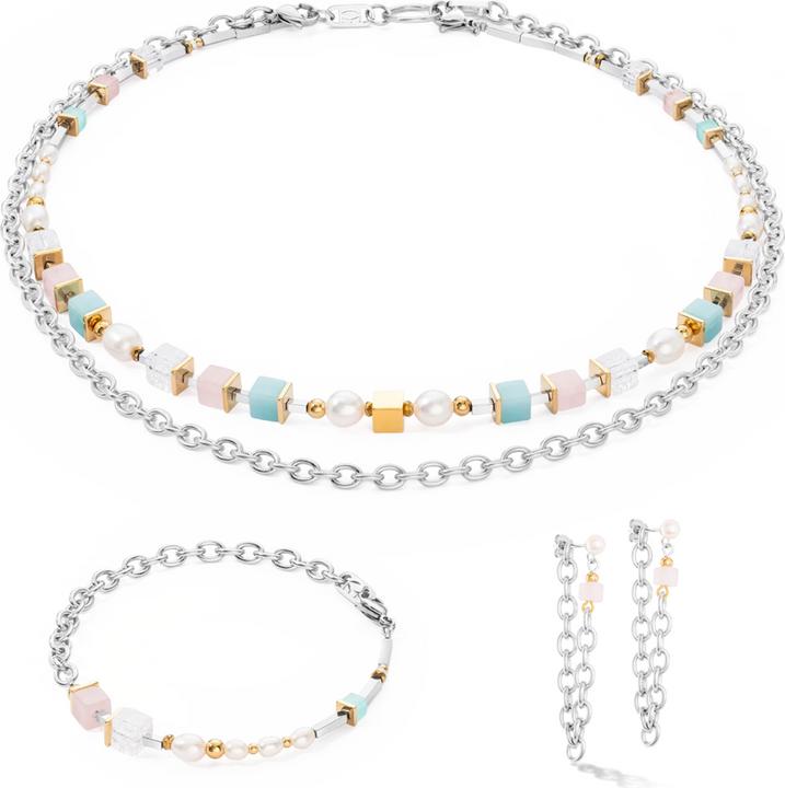 Immagine prodotto Coeur de Lion Cool Romantic Cubes & Pearls Bicolore