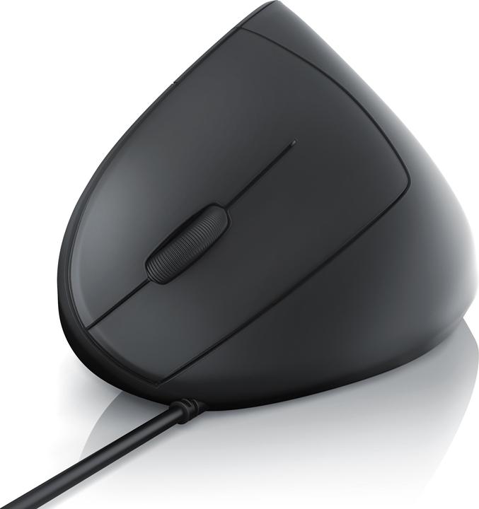 Image du produit CSL souris ergonomique, filaire, optique verticale pour gaucher, contre bras de souris/tennis (Filaire)