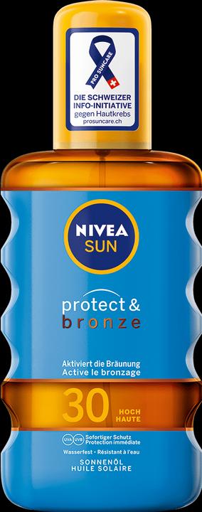 Produktbild NIVEA Protect & Bronze (Sonnenöl, SPF 30, 200 ml, 20 g)