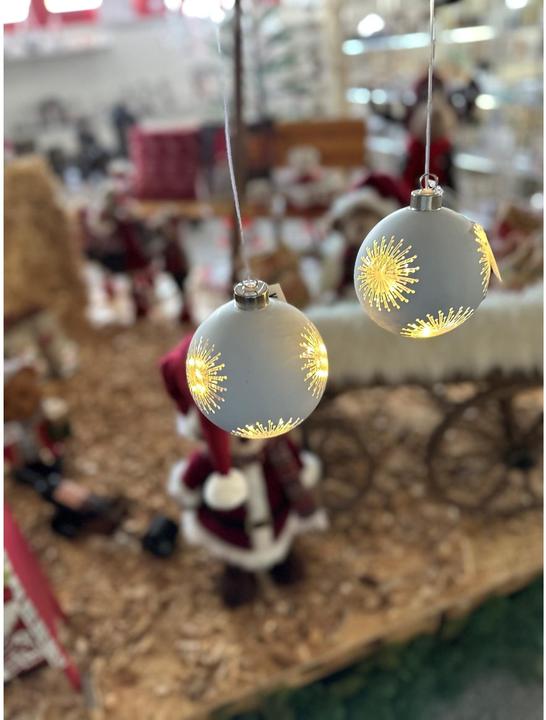 Produktbild GuGus LED Glas Kugel silber