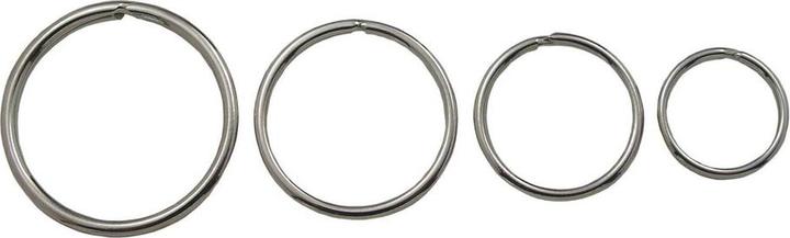 Produktbild Dönges Schlüsselringe, silber, Ø 25 mm, 10 Stück