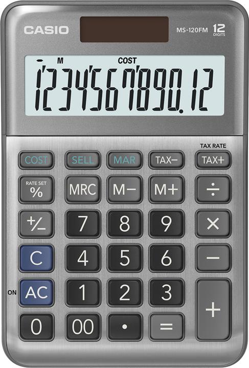Image du produit Casio Ms-120bm (Cellules solaires, Piles)