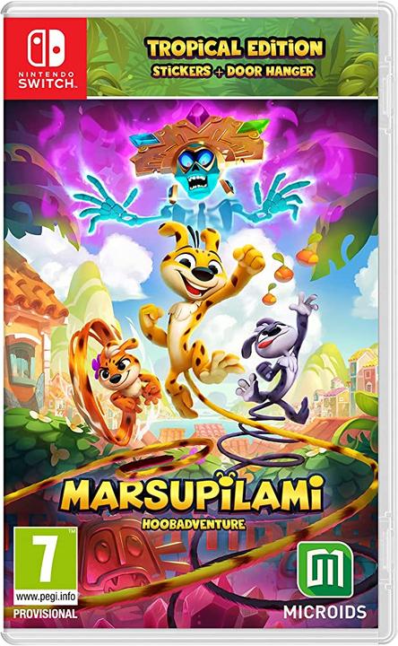 Produktbild Microids Marsupilami: Hoobadventure (Tropical Edition) (Code in a Box) (Switch, Switch Lite, Switch OLED)