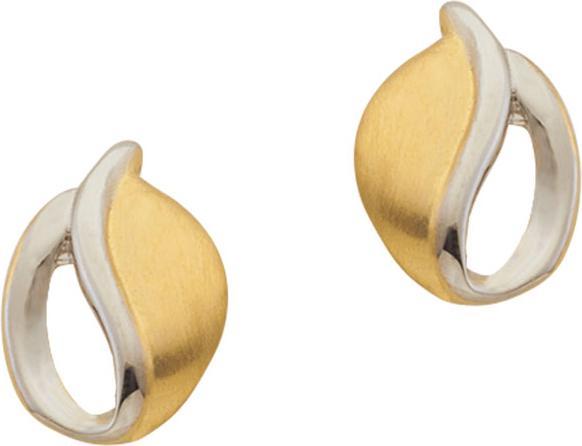 Image du produit Muau Boucles d'oreilles (750, Or jaune 18 carats, Or blanc)