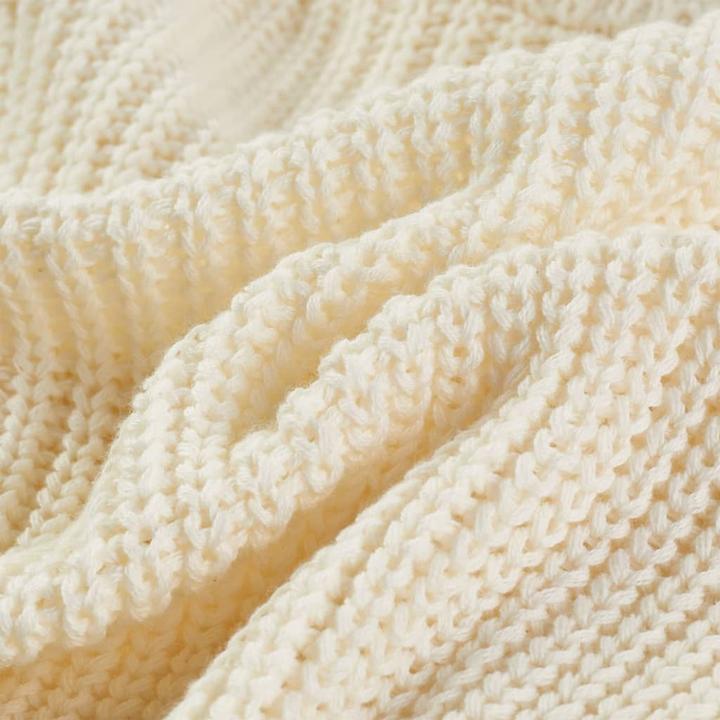Immagine prodotto VidaXL Cardigan da bambino bianco neve 116,Materiale: 100 (116)