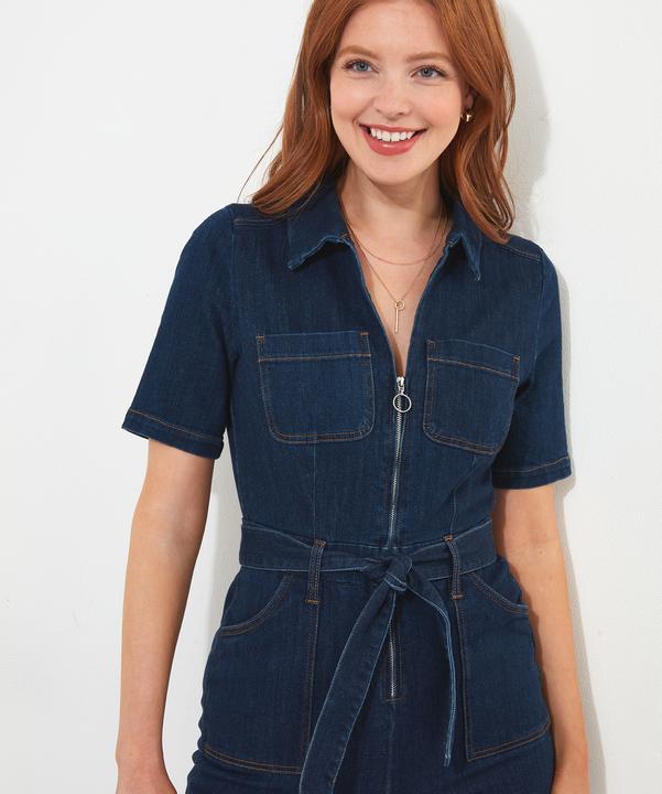 Image du produit Joe Browns Combinaison zippée en denim rétro (44)