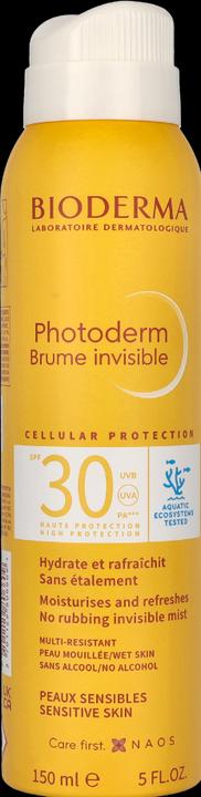 Actual product image Bioderma Photoderm Brume Solaire SPF30+ Spr 150 ml (Sun spray, SPF 30, 150 ml, 150 g)