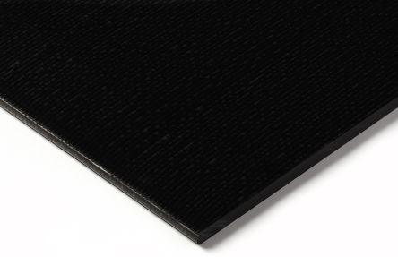 Rs Pro Foglio di plastica nero, 500 mm x 330 mm x 12 mm (1 pz.)