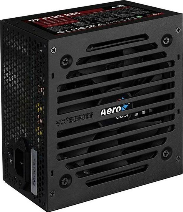 Actual product image AeroCool VX PLUS 800 Power Supply 800 W 20+4 pin ATX ATX Black (800 W)