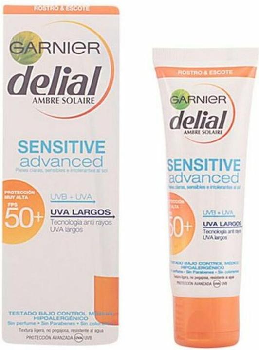 Garnier SENSITIVE ADVANCED crema facial SPF50+ 50 ml (Sonnencreme Gesicht, SPF 50+, 50 ml)