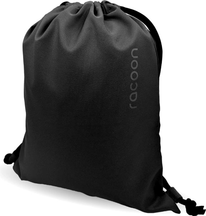 Racoon Sportbeutel Black (reflektierendes Logo) (15 l)