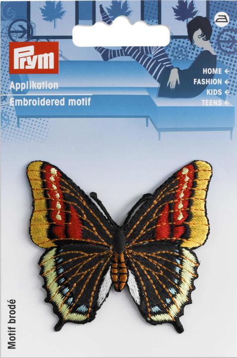Produktbild Prym Applikation Schmetterling, schwarz/bunt (1 x)