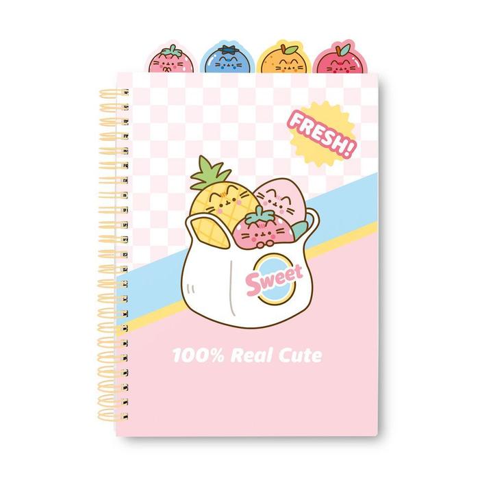 Produktbild Grupo Erik Pusheen Fruits A5 notebook (A5, Harter Einband)